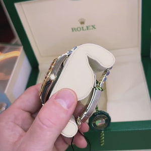 Rolex Datejust  sliver- Golden  with diamond Automatic