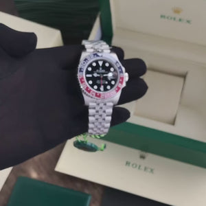 Rolex GMT Master || Pepsi Edition Swiss ETA Automatic Mens Watch