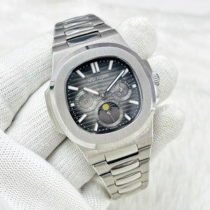 Patek Philippe Nautilus GMT DAY-MONTH Steel Swiss Automatic Watch