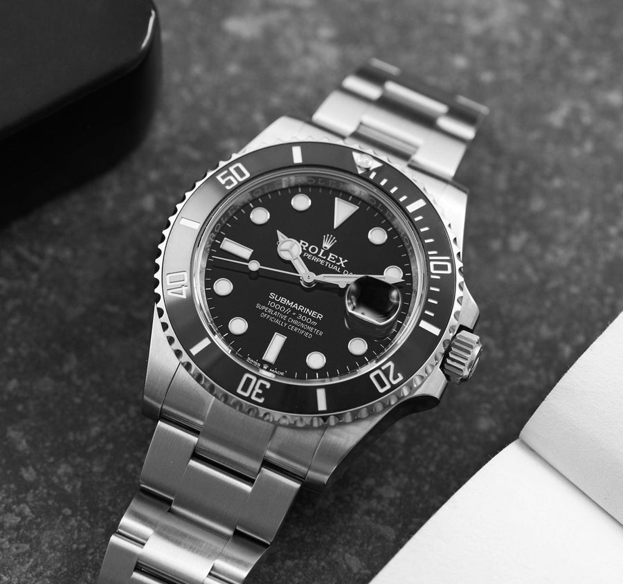Rolex Sliver &  Black Dial  Submariner