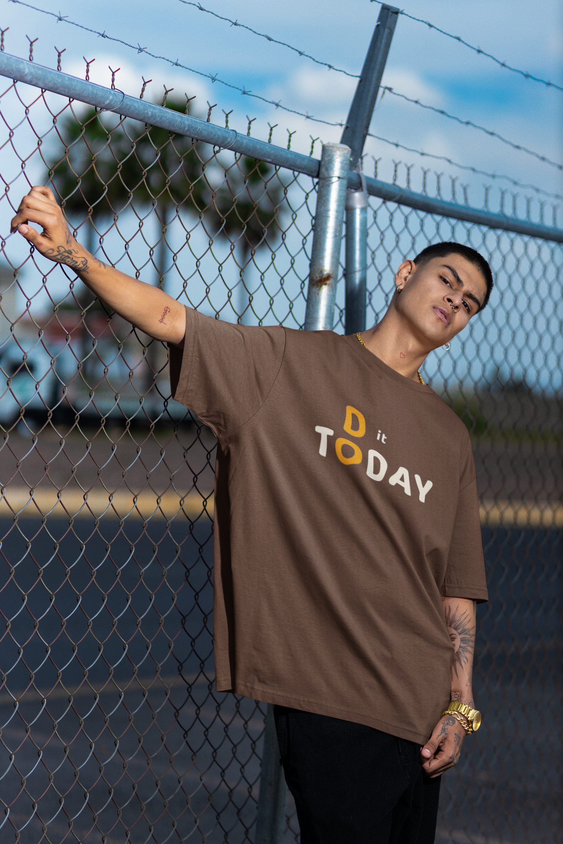 DO IT TODAY Oversized Tshirt