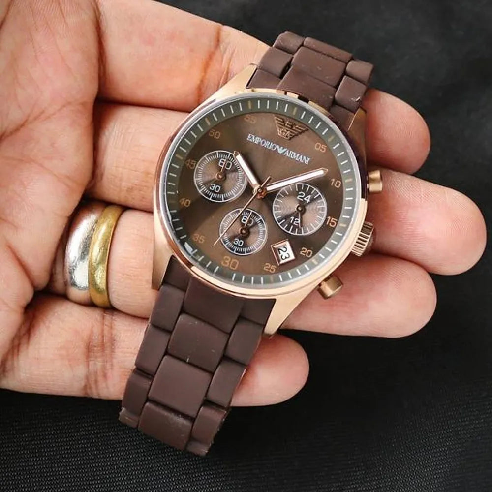 Stylish Emporio Armani Watch For Men — zoomed view