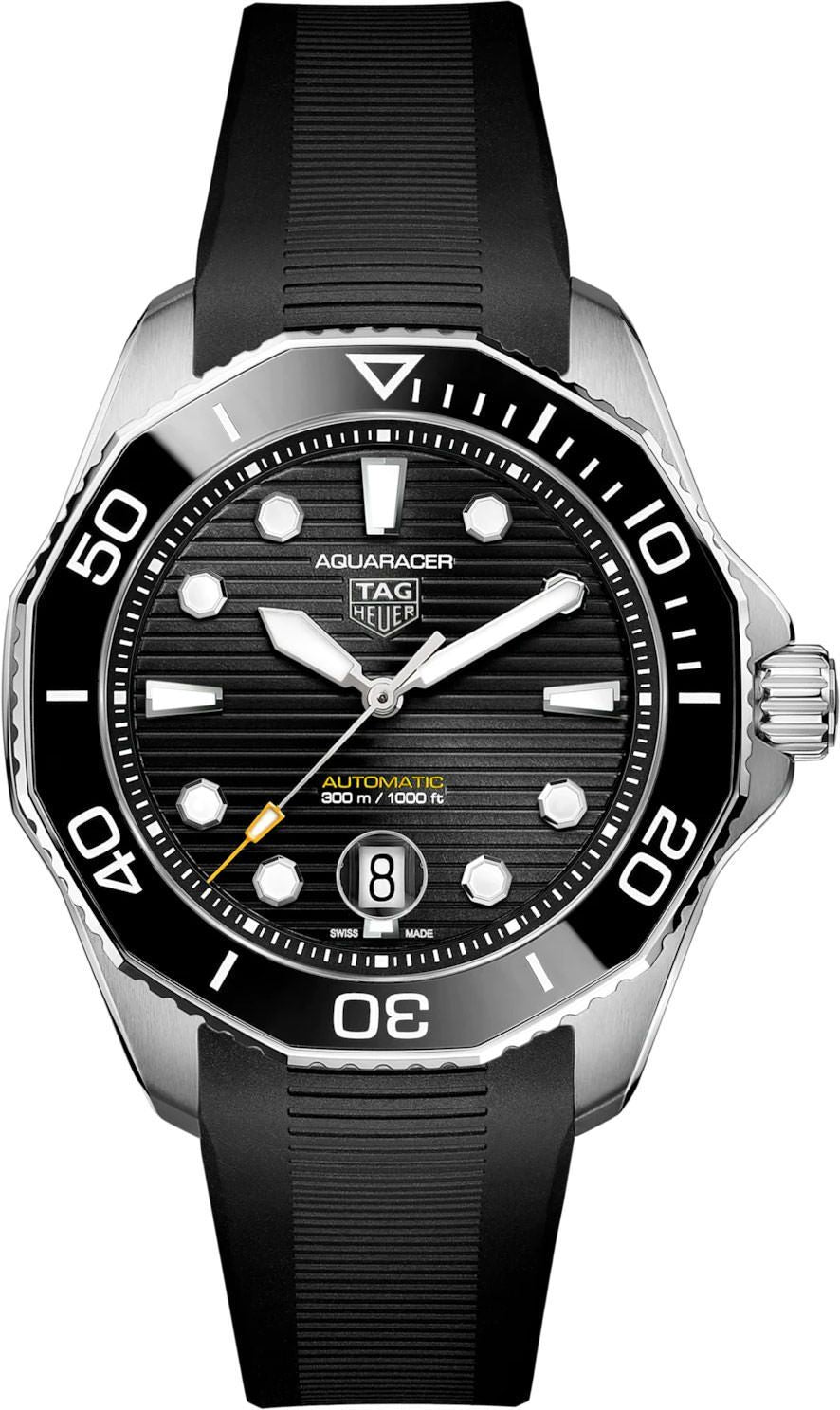 100% Authentic TAG Heuer Aquaracer Professional 300 — zoomed view
