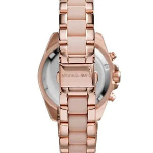 MICHAEL KORS WOMEN'S BRADSHAW ROSE GOLD-TONE WATCH MK6066