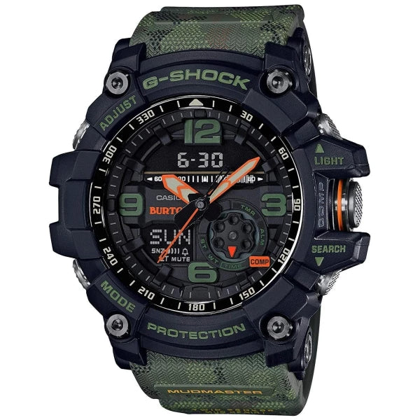 G-shock Mudmaster BURTON Analog-Digital Black Dial Men’s Watch-GG-1000BTN Gshock — zoomed view