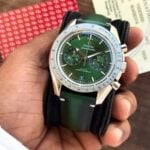 Omega Seamaster Silver Green Men's Watch