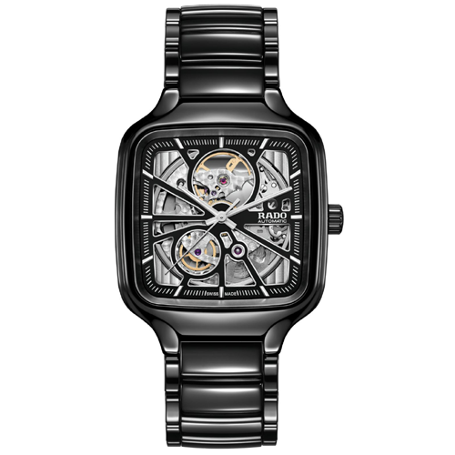 Luxury Watch True Square Automatic Open Heart — zoomed view