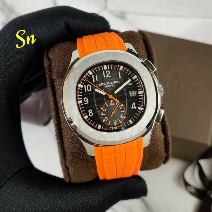 Patek Philippe Aquanaut 5968A-001 Orange mens watch