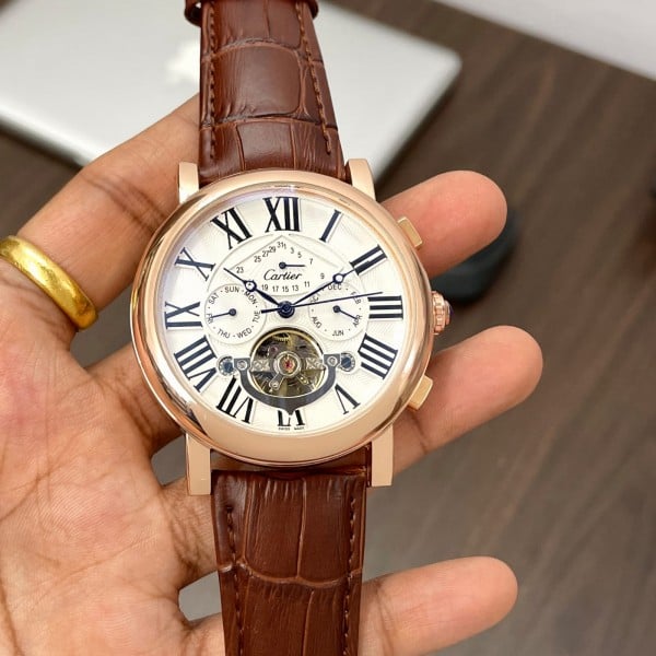 Baloon Automatic Cartier Watch For Men — zoomed view