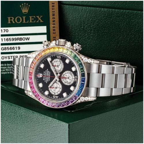 Buy Classy Rolex Daytona Rainbow Watch For Men (210gm)