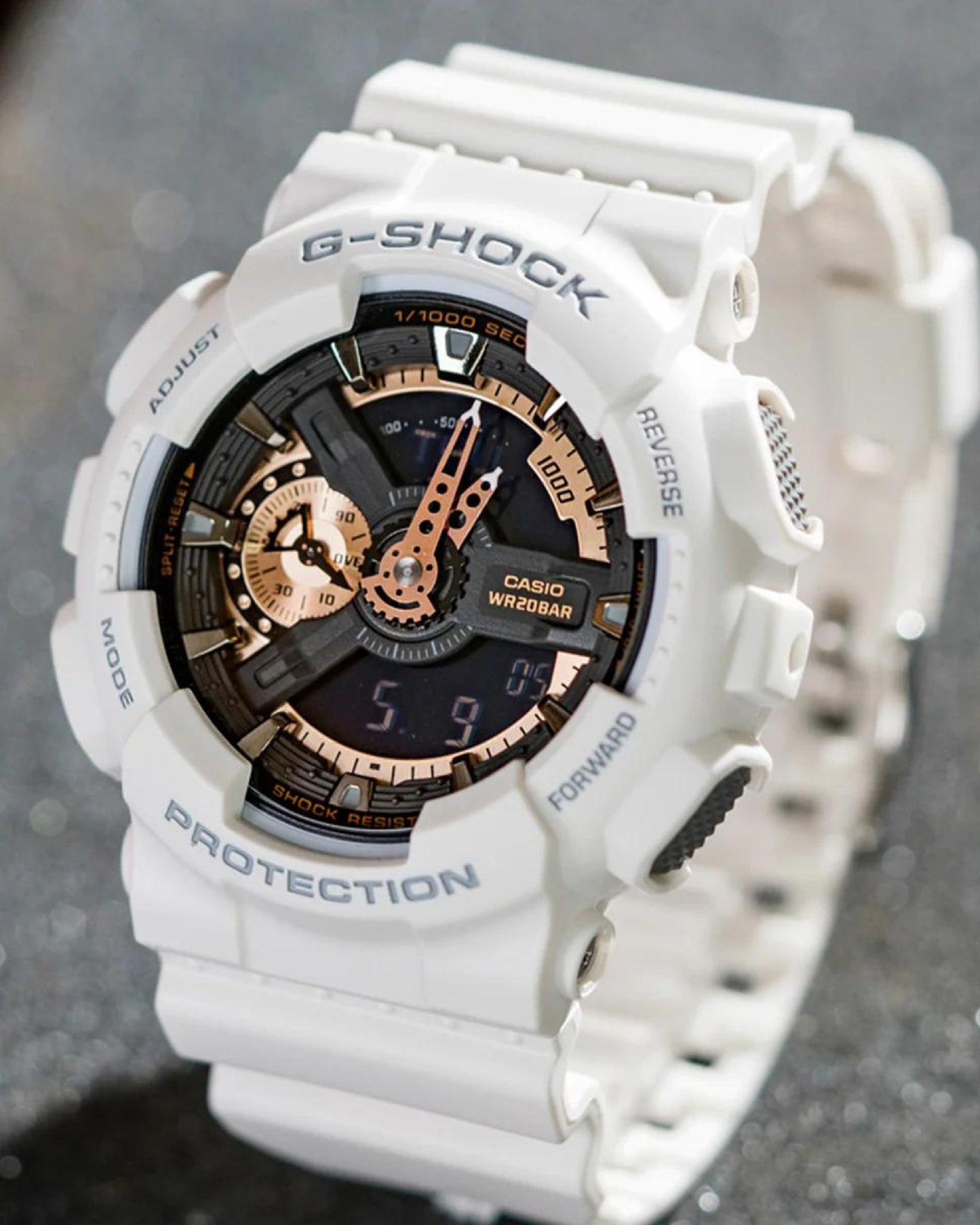 GShock GA-110GB Analog-Digital Watch — zoomed view