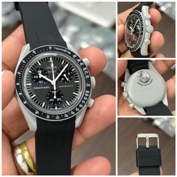 Branded Men's Swatch Moon's Watch — zoomed view