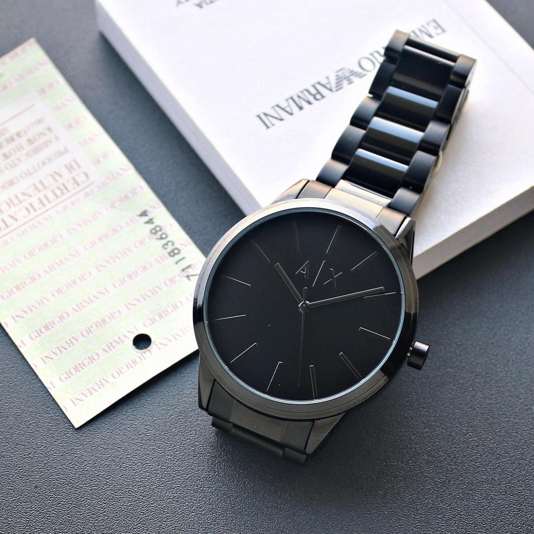 Armani Exchange Z-Black Series — zoomed view