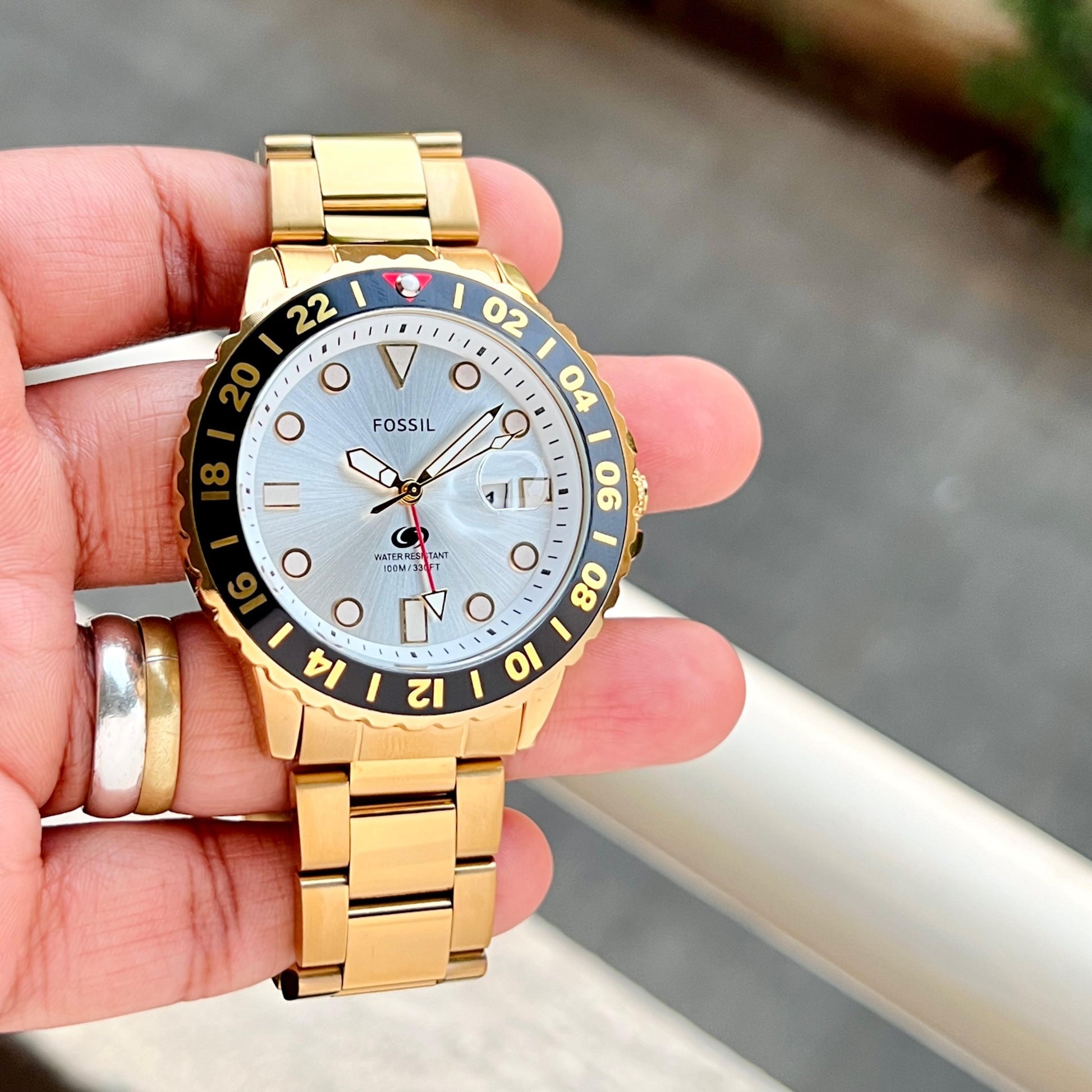 Fossil GMT Gold Series