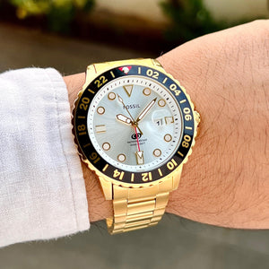 Fossil GMT Gold Series