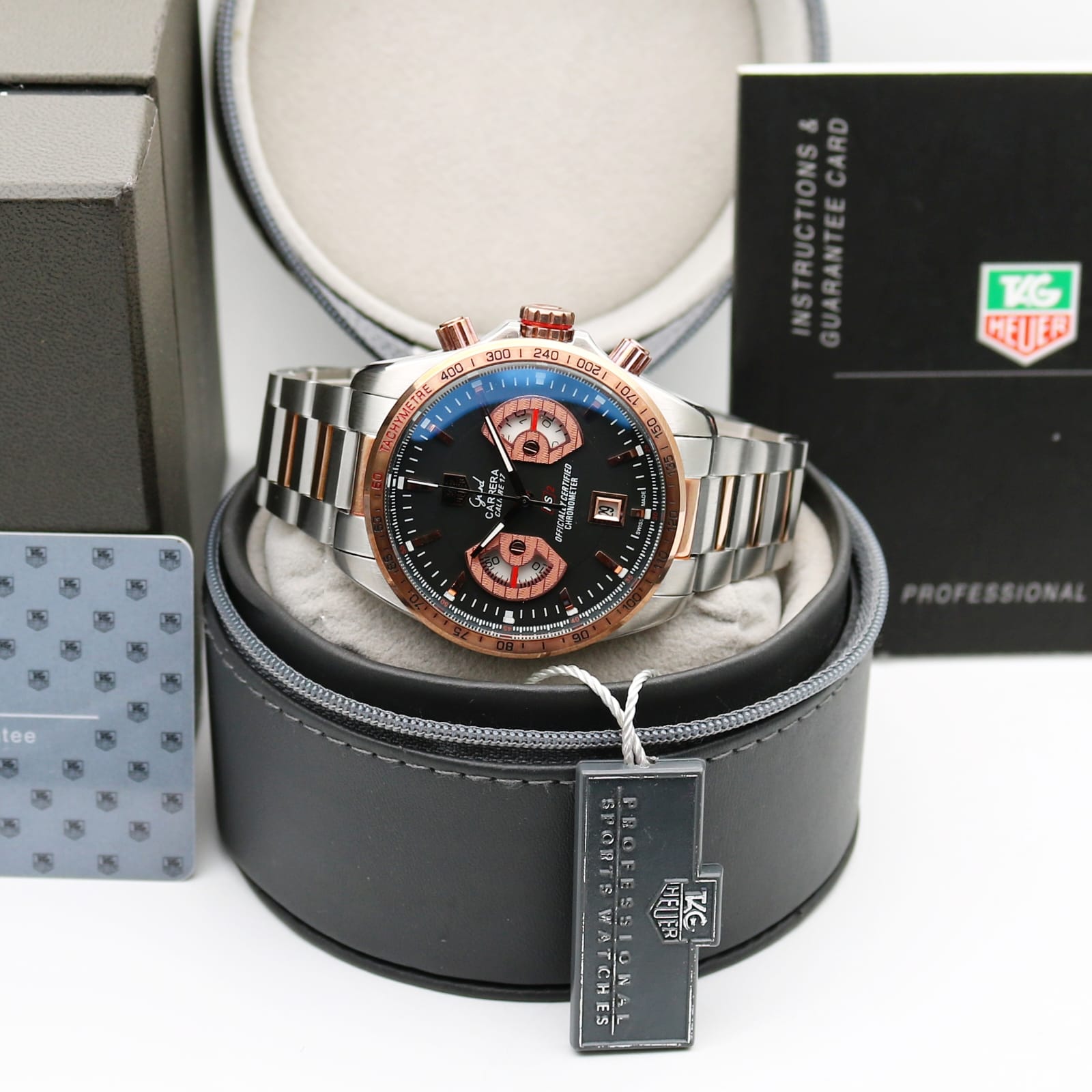 Tag Heuer Carrera — zoomed view