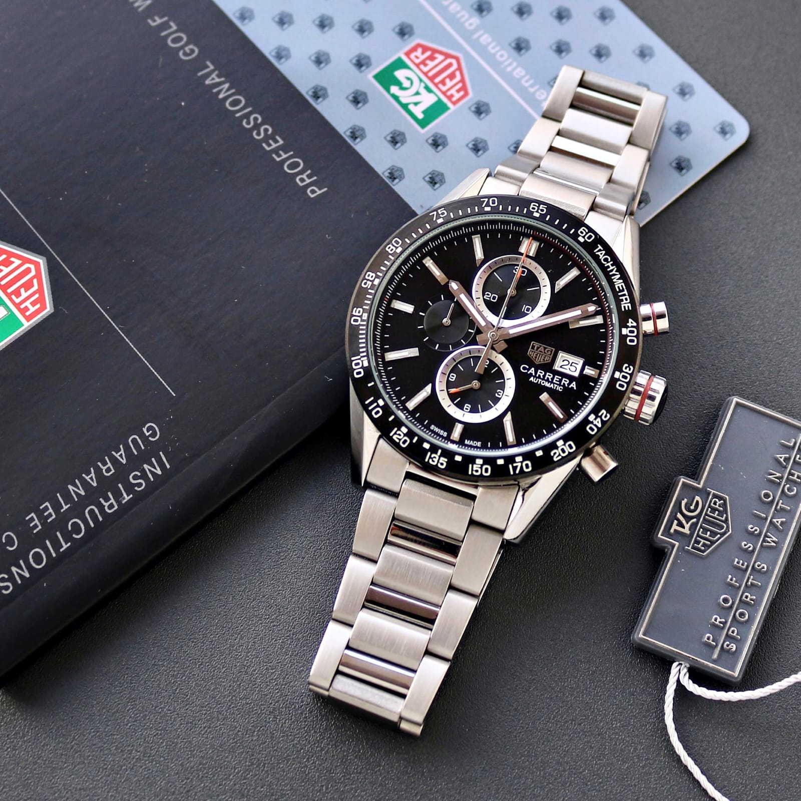 Tag Heuer Carrera — zoomed view