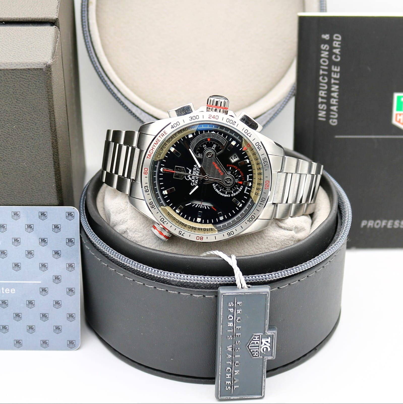 Tag Heuer Carrera Calibre 36 — zoomed view