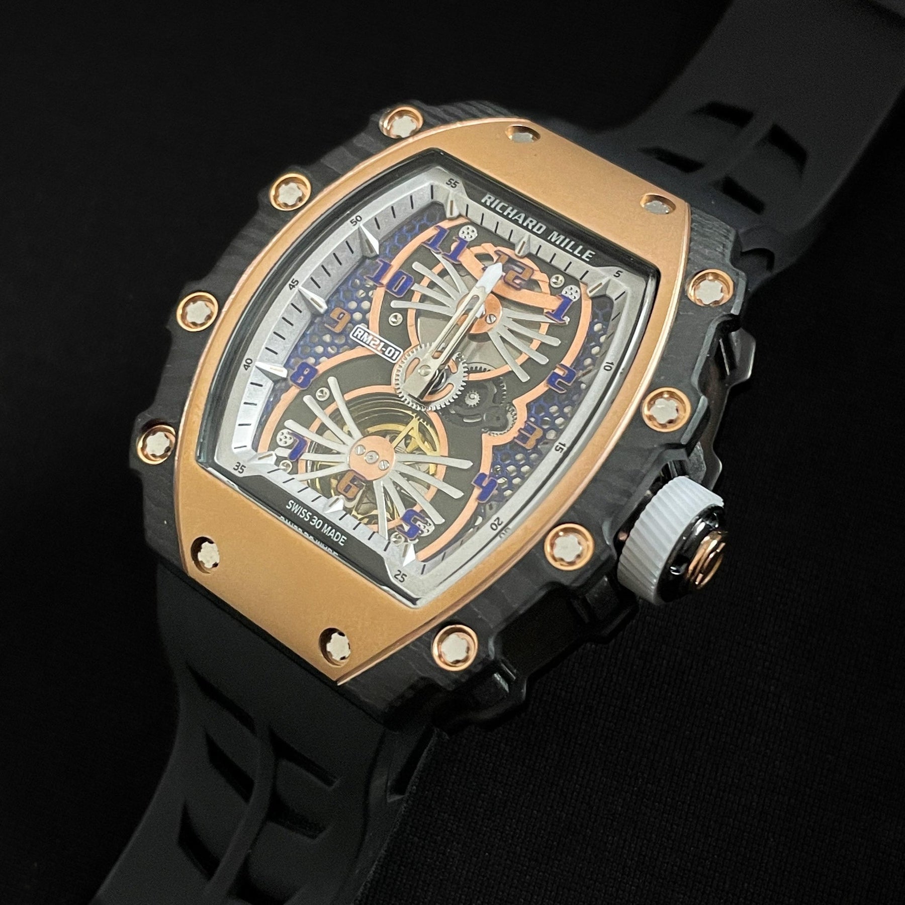RICHARD MILLE RM 21-01 TOURBILLON AERODYNE PREMIUM — zoomed view