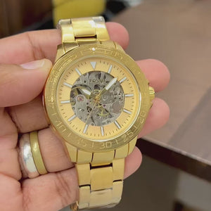 Fossil Bronson Automatic Gold