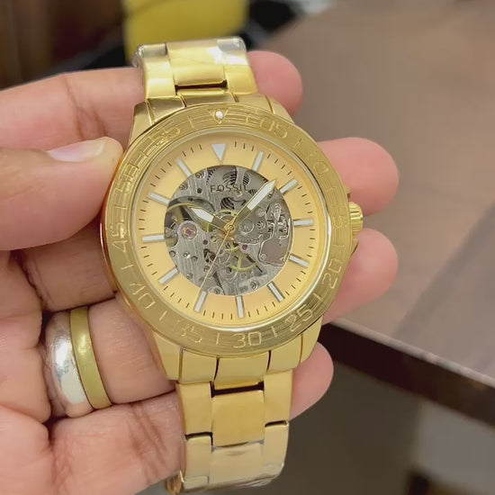 Fossil Bronson Automatic Gold