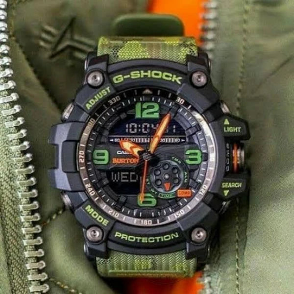 G-shock Mudmaster BURTON Analog-Digital Black Dial Men’s Watch-GG-1000BTN Gshock